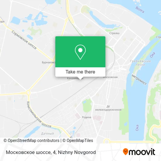 Московское шоссе, 4 map