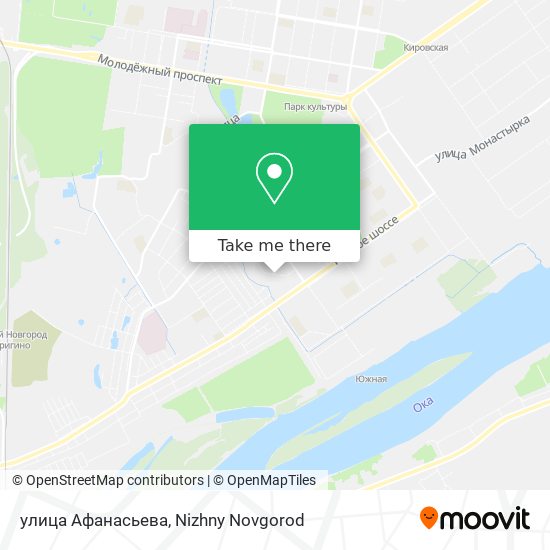 улица Афанасьева map