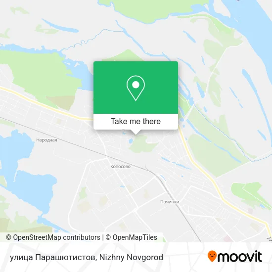 улица Парашютистов map