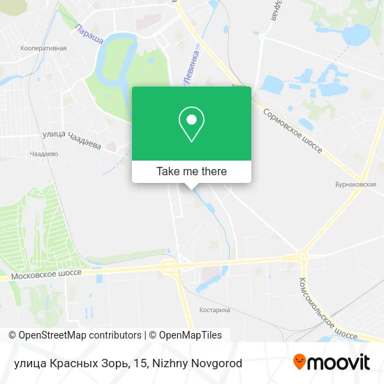 улица Красных Зорь, 15 map