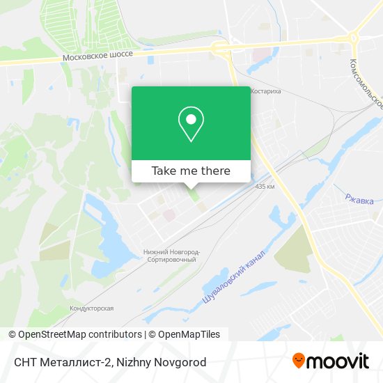 СНТ Металлист-2 map