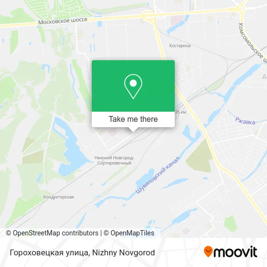 Гороховецкая улица map