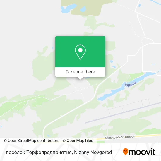 посёлок Торфопредприятия map