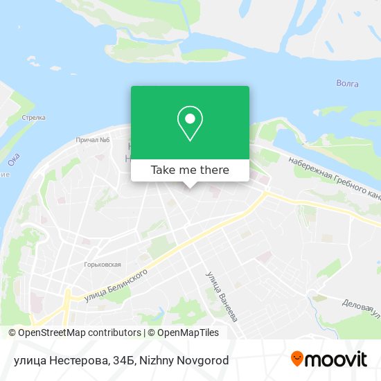 улица Нестерова, 34Б map