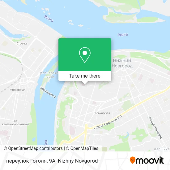 переулок Гоголя, 9А map