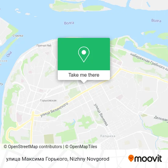 улица Максима Горького map