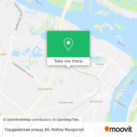 Гордеевская улица, 66 map