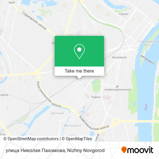 улица Николая Пахомова map