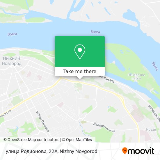 улица Родионова, 22А map