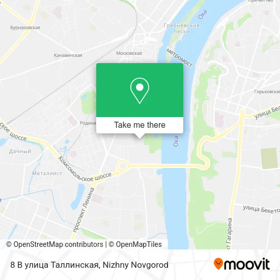 8 В улица Таллинская map