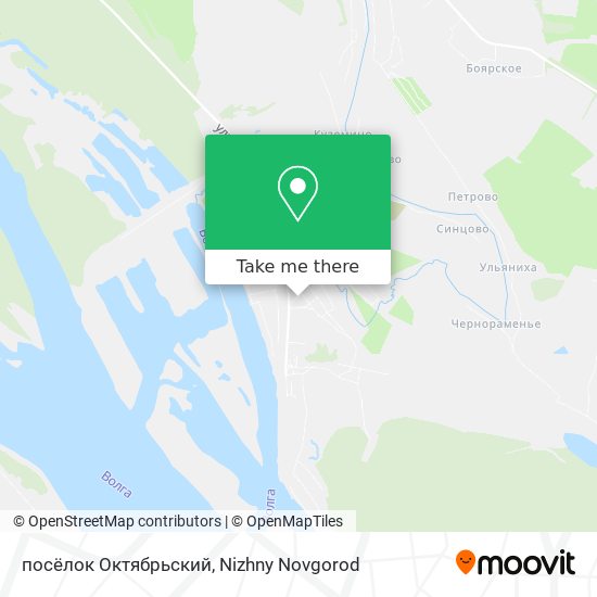 посёлок Октябрьский map