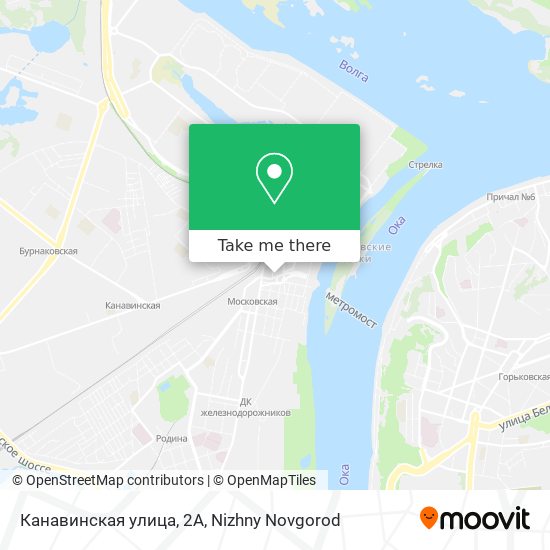 Канавинская улица, 2А map