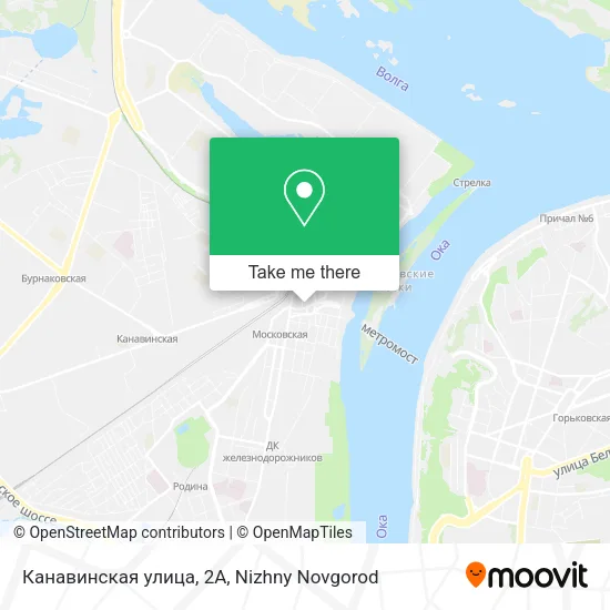 Канавинская улица, 2А map