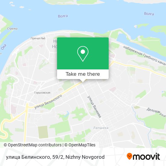 улица Белинского, 59/2 map