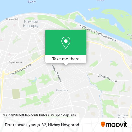 Полтавская улица, 32 map
