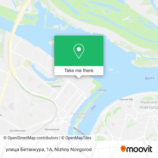 улица Бетанкура, 1А map