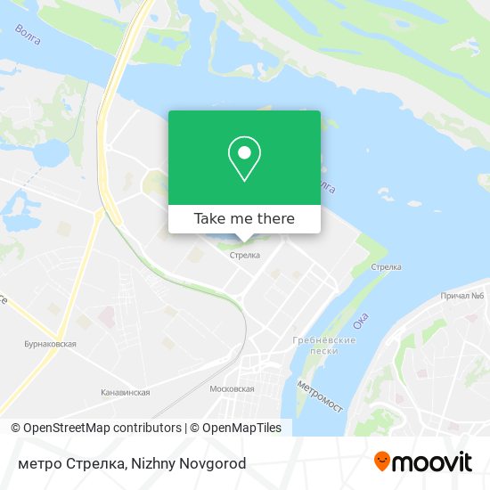 метро Стрелка map