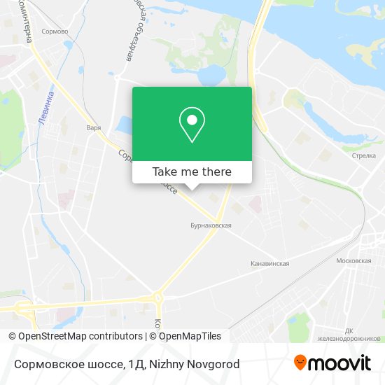 Сормовское шоссе, 1Д map