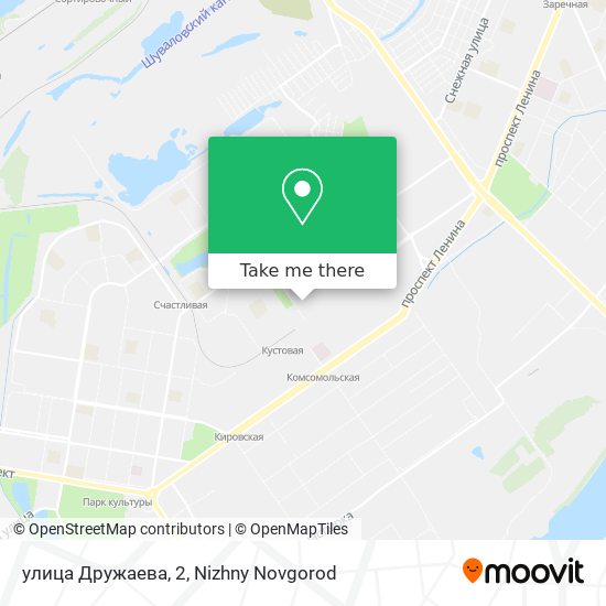 улица Дружаева, 2 map
