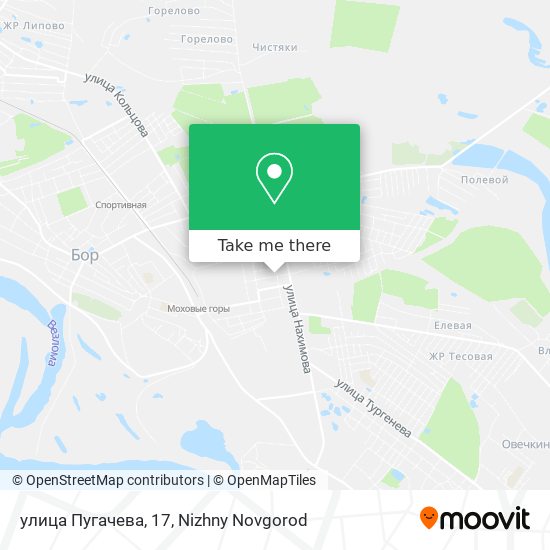 улица Пугачева, 17 map