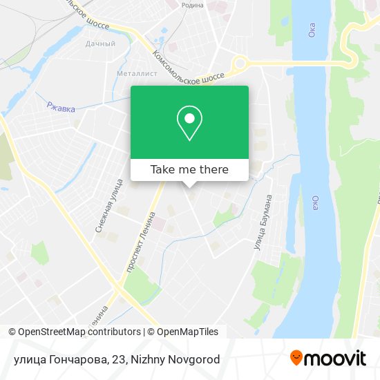 улица Гончарова, 23 map