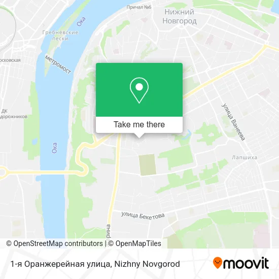 1-я Оранжерейная улица map