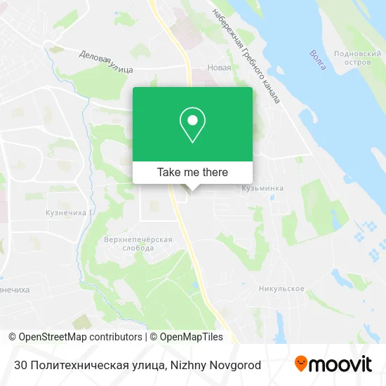 30 Политехническая улица map