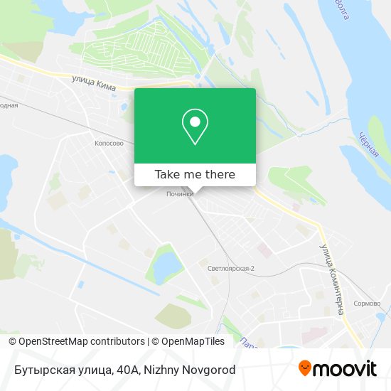 Бутырская улица, 40А map