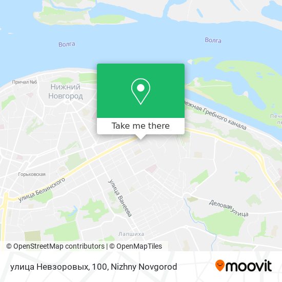 улица Невзоровых, 100 map