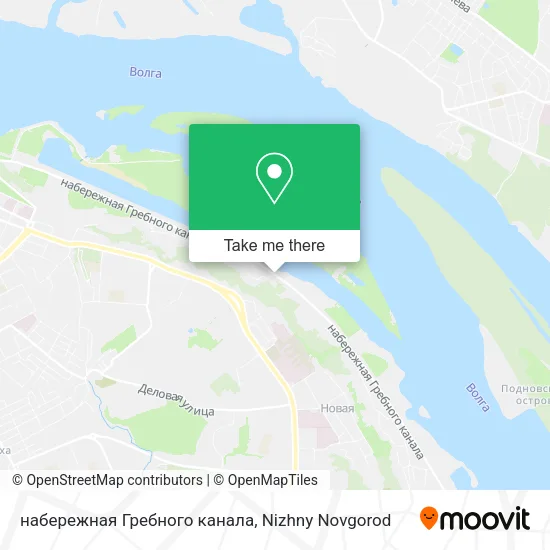набережная Гребного канала map