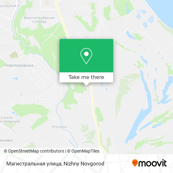 Магистральная улица map