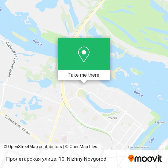 Пролетарская улица, 10 map