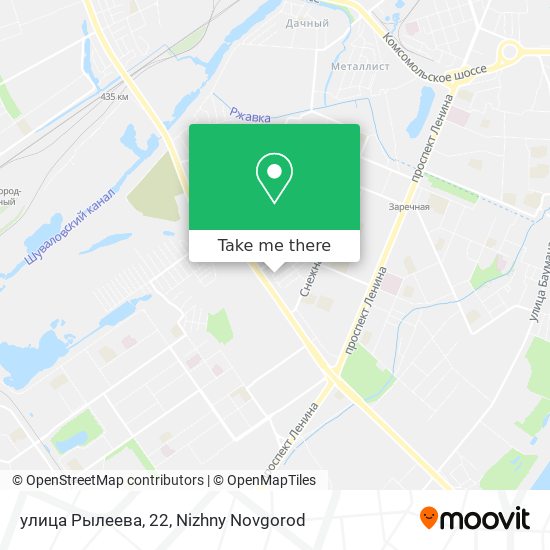 улица Рылеева, 22 map