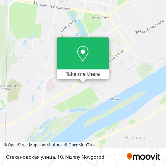 Стахановская улица, 10 map