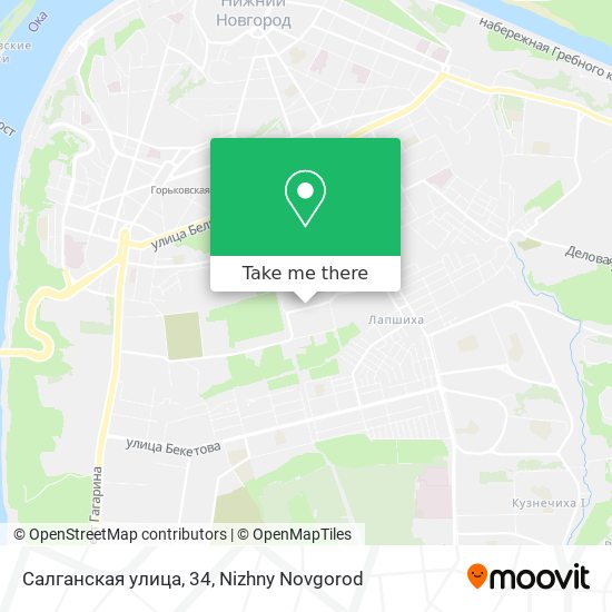 Салганская улица, 34 map