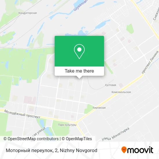 Моторный переулок, 2 map