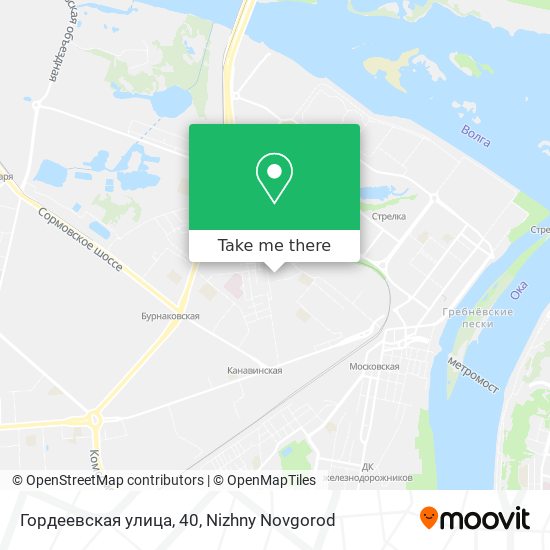 Гордеевская улица, 40 map