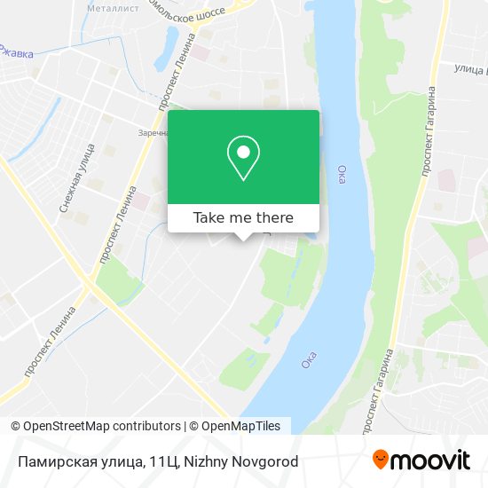 Памирская улица, 11Ц map