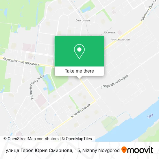 улица Героя Юрия Смирнова, 15 map
