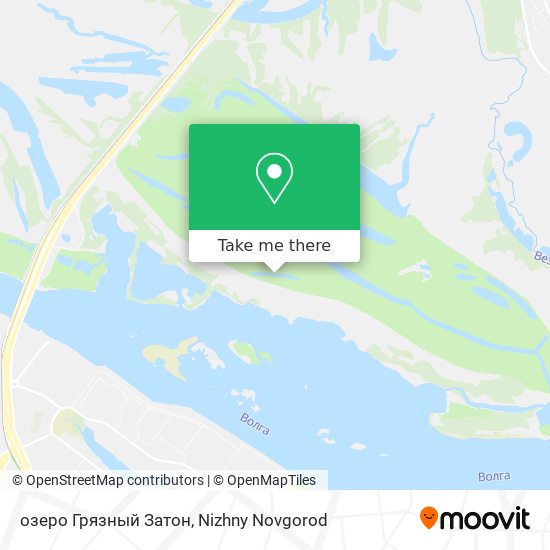 озеро Грязный Затон map