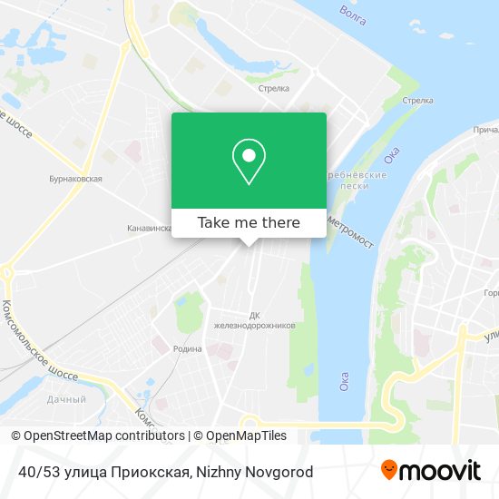 40/53 улица Приокская map