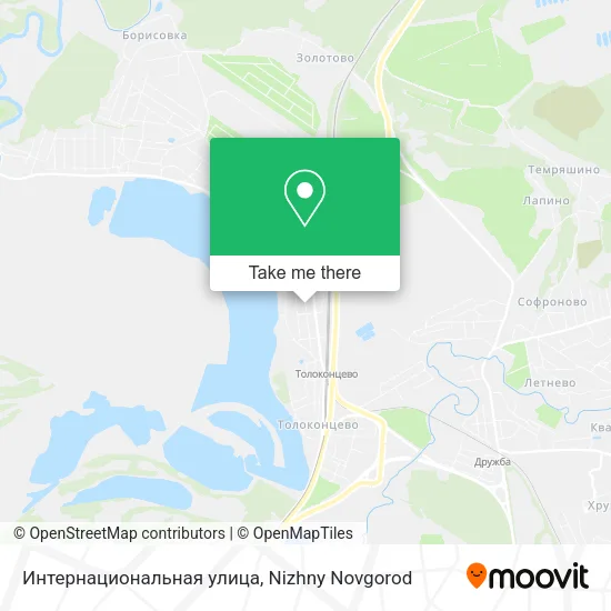 Интернациональная улица map