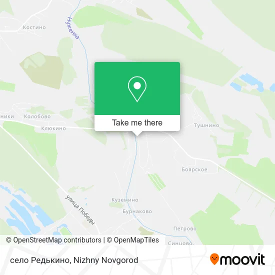 село Редькино map