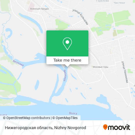 Нижегородская область map