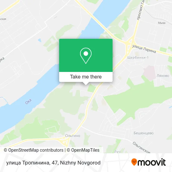 улица Тропинина, 47 map