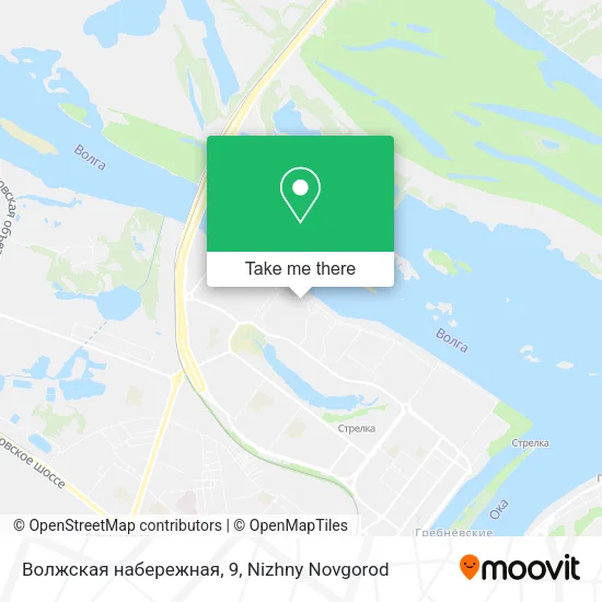 Волжская набережная, 9 map