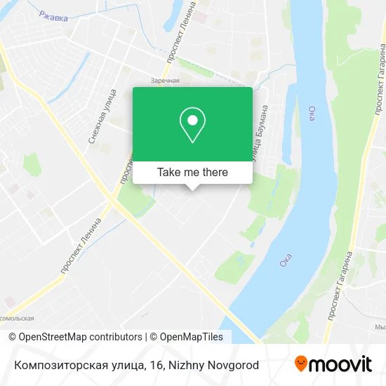 Композиторская улица, 16 map