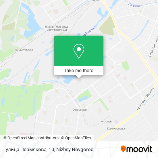 улица Пермякова, 10 map