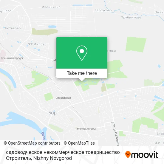 cадоводческое некоммерческое товарищество Строитель map