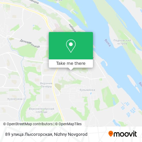 89 улица Лысогорская map